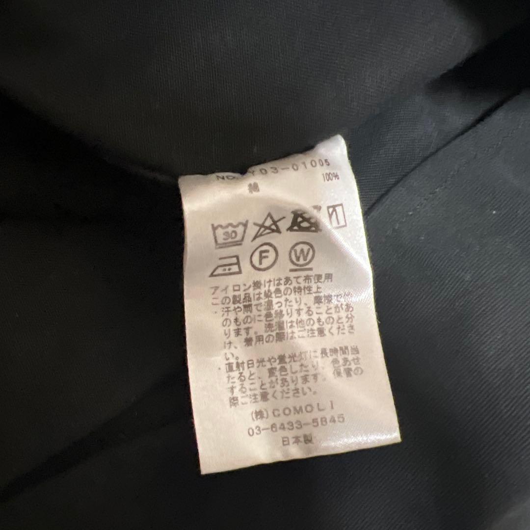 個*人様 COMOLI 23AW 製品染めセットアップ　黒　サイズ2