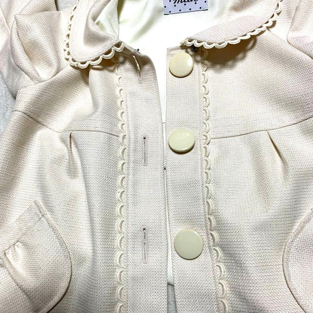 【MILK】 ミルク　フリル襟　ジャケット　ラメ入り ショートコート　ロリータ