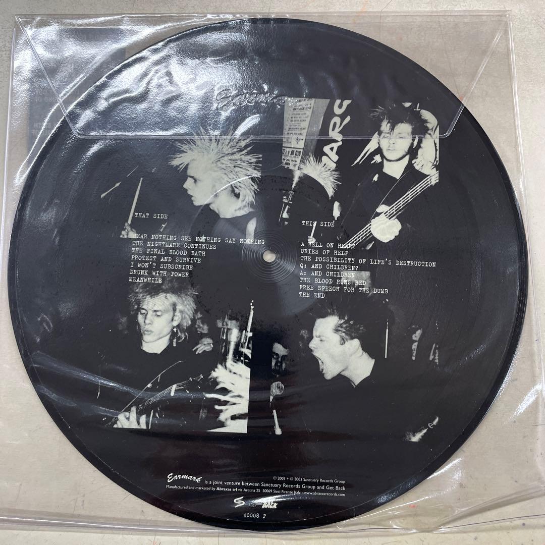 DISCHARGE  hear nothing see nothing〜レコード