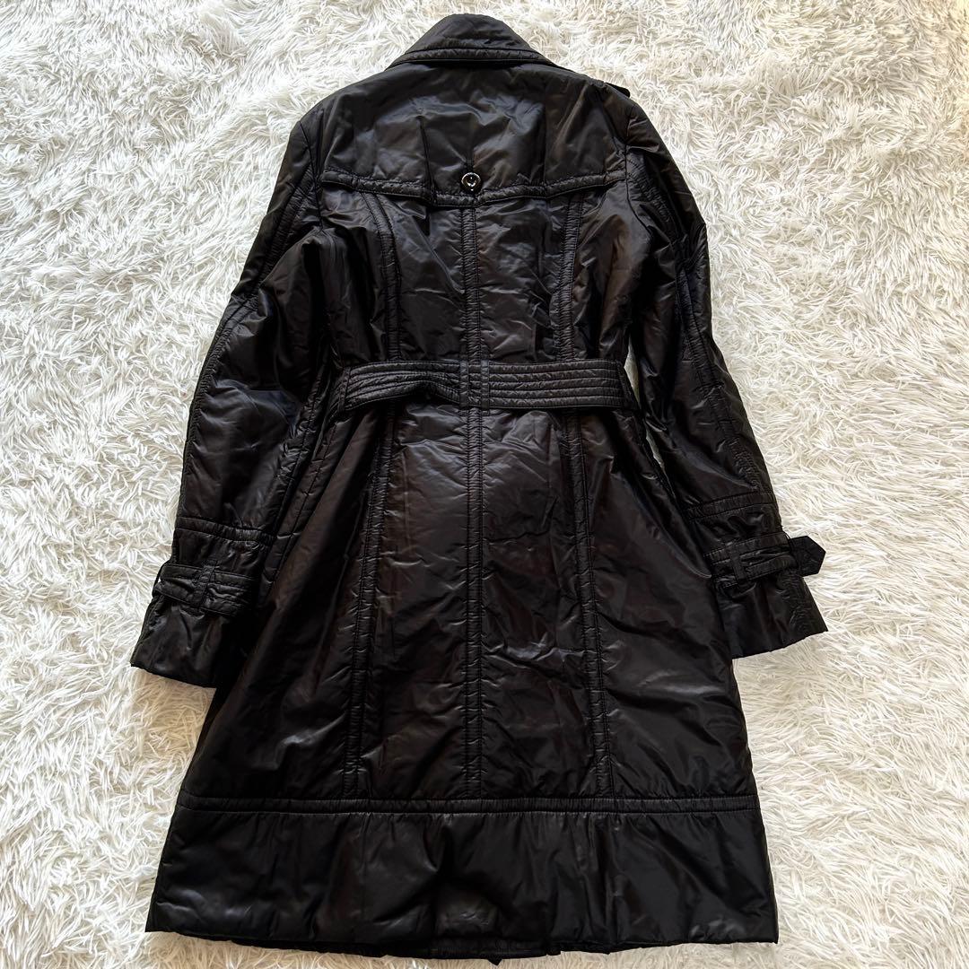 【極美品】バーバリーロンドン　ロングコート　トレンチ　中わた　メガチェック　M