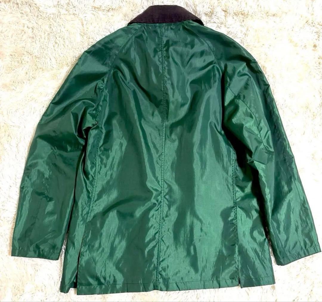 極美品 Barbour ナイロン ビデイル グリーン サイズL