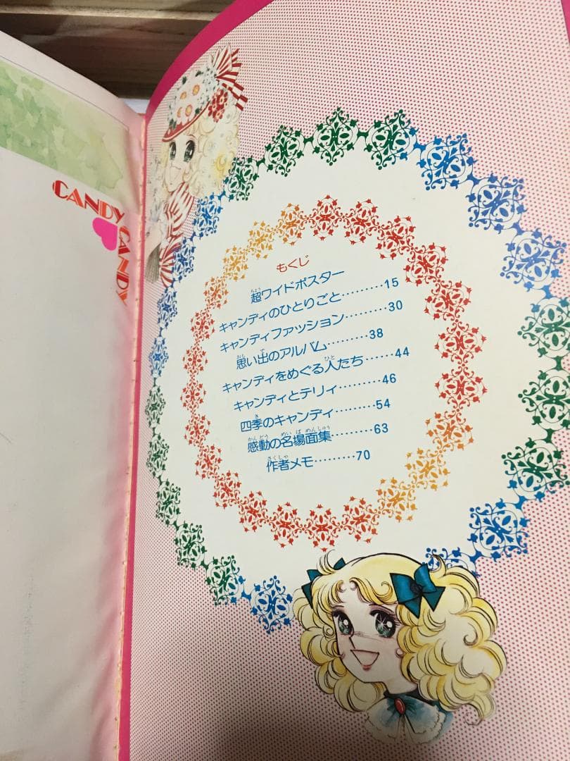 キャンディキャンディ 連載時イラスト集 いがらしゆみこ 水木杏子 なかよし出版