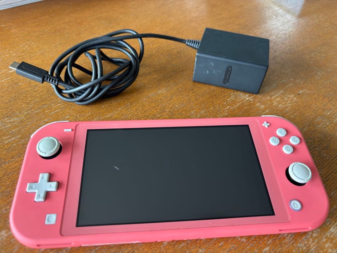 スイッチライトピンク 本体 SDカード256GB ACアダプター付き