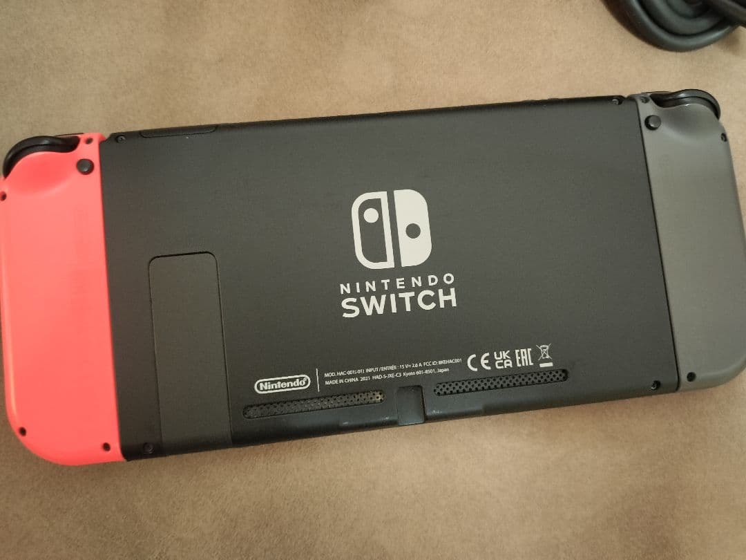 【初期化・動作確認済】Nintendo Switch グレー/ネオンレッド本体
