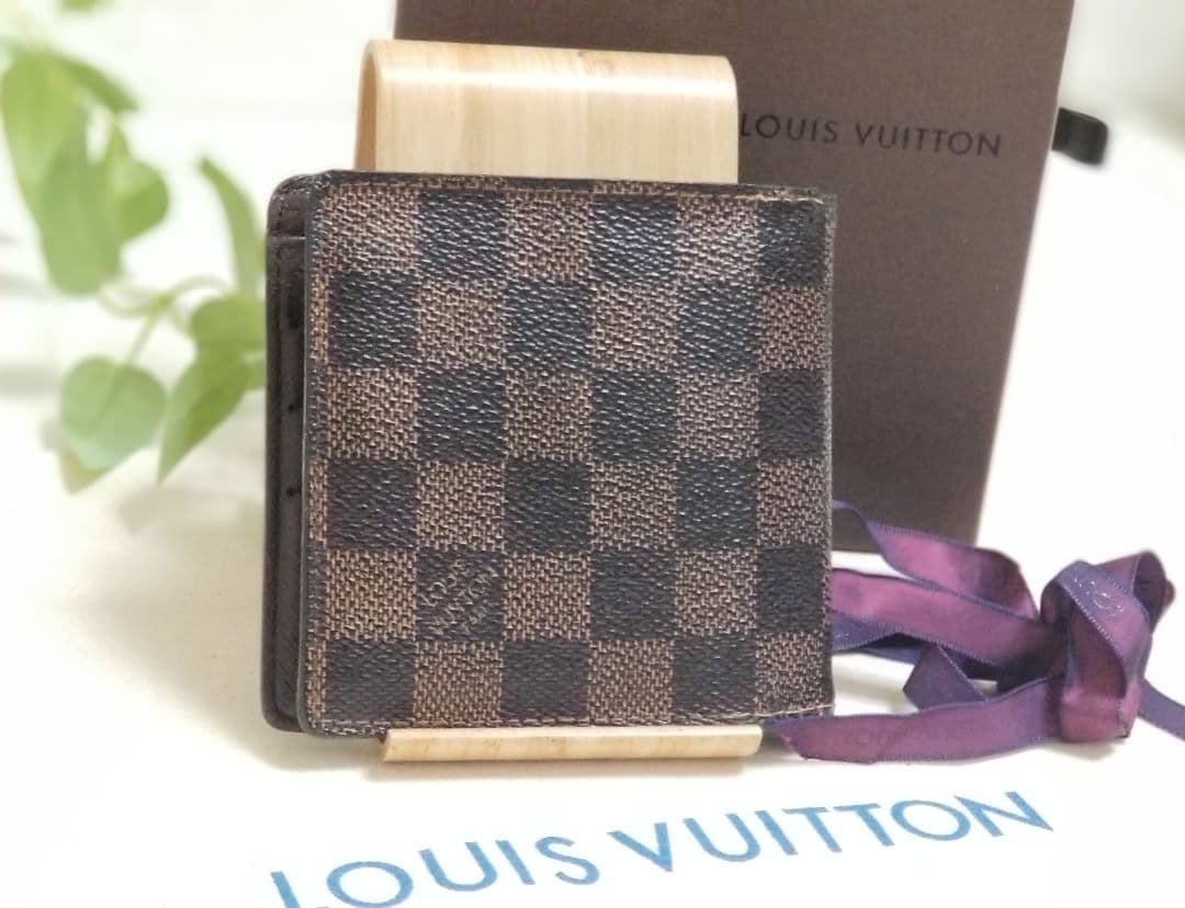 LOUIS VUITTON ダミエ ポルトビエカルトクレディモネ 二つ折り財布