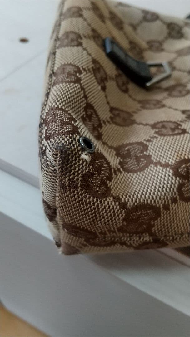GUCCI　ウエストバッグ　ウエストポーチ　ボディバッグ　GG柄