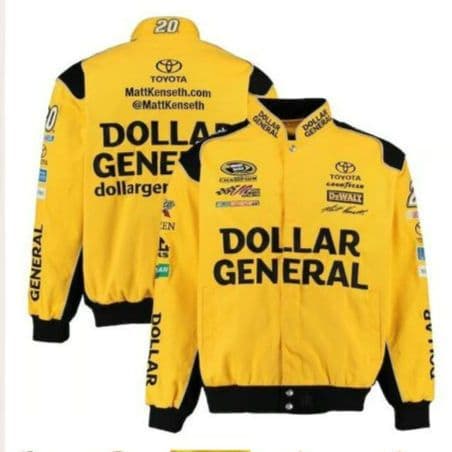 NASCAR　レーシングジャケット　マットケンゼス　海外限定　総刺繍柄　2XL