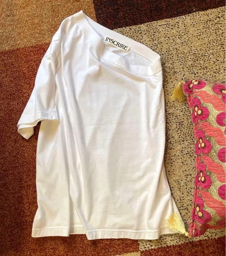 pmamさん専用です✨INSCRIRE oneshoulder ホワイトTシャツ