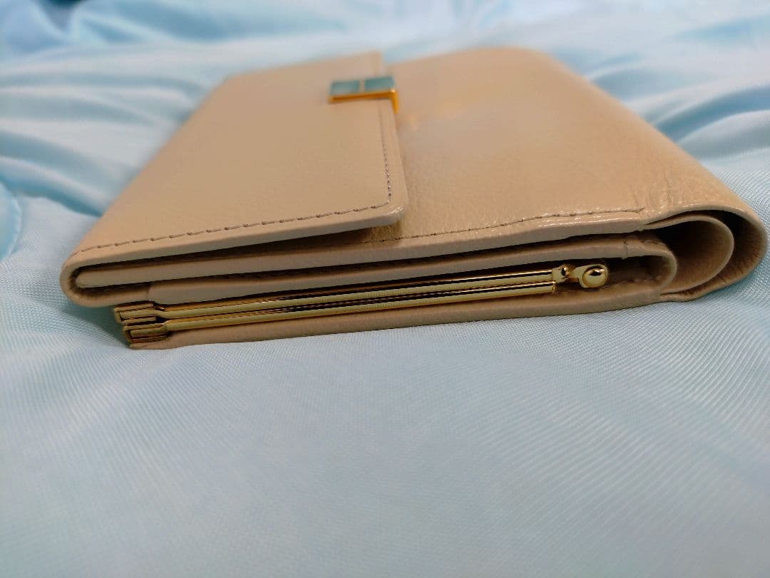 バーバリーミニ財布　プレートノバチェックがま口
