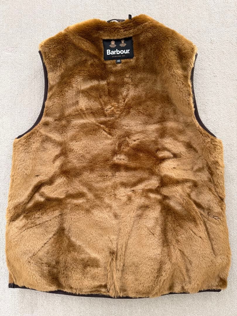 【Barbour バブアー】ファー ライナー ベスト MLI0004
