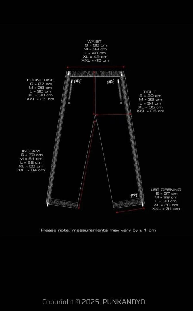 punkandyo　TIKO PANTS NAVY L fti always