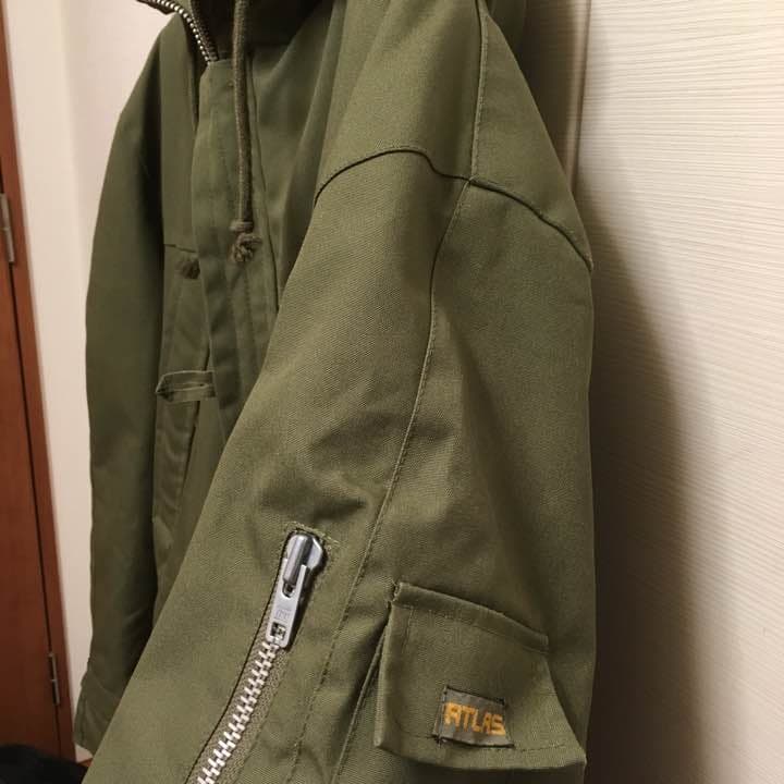 裏起毛 厚手 ミリタリーモッズコート