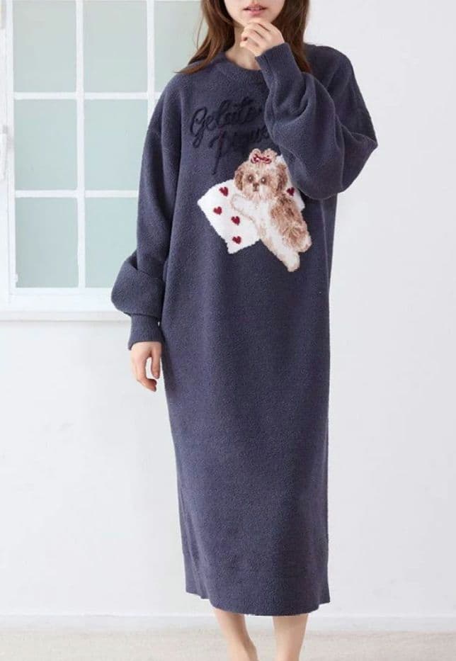 マルちゃん【新品タグ付き】ジェラートピケ シーズージャガードワンピース