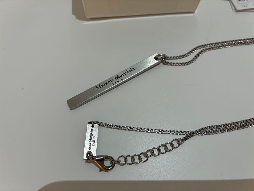 Maison Margielaメゾンマルジェラ　メタルバーネックレス　美品