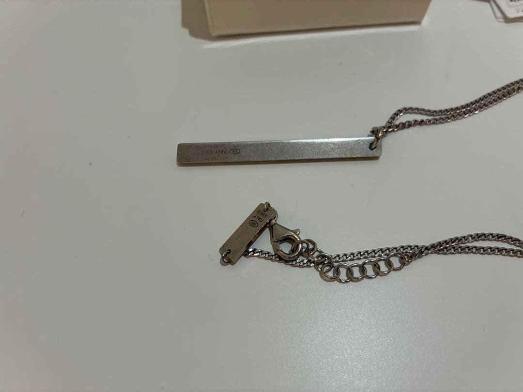 Maison Margielaメゾンマルジェラ　メタルバーネックレス　美品