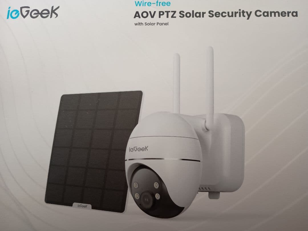 ieGeek 防犯カメラ ワイヤレス 屋外 ソーラー 9000mAh 型番S7