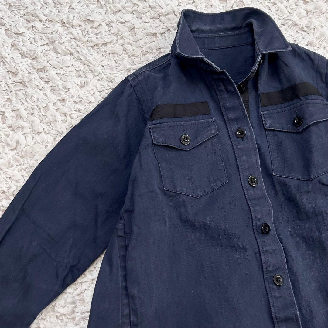 sacai サカイ ミリタリー ジャケット バックフレア プリーツ