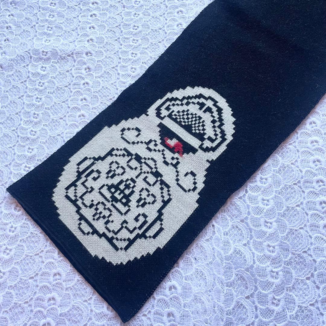 希少　Vivienne Westwood マトリョーシカ　マフラー　ウール　美品