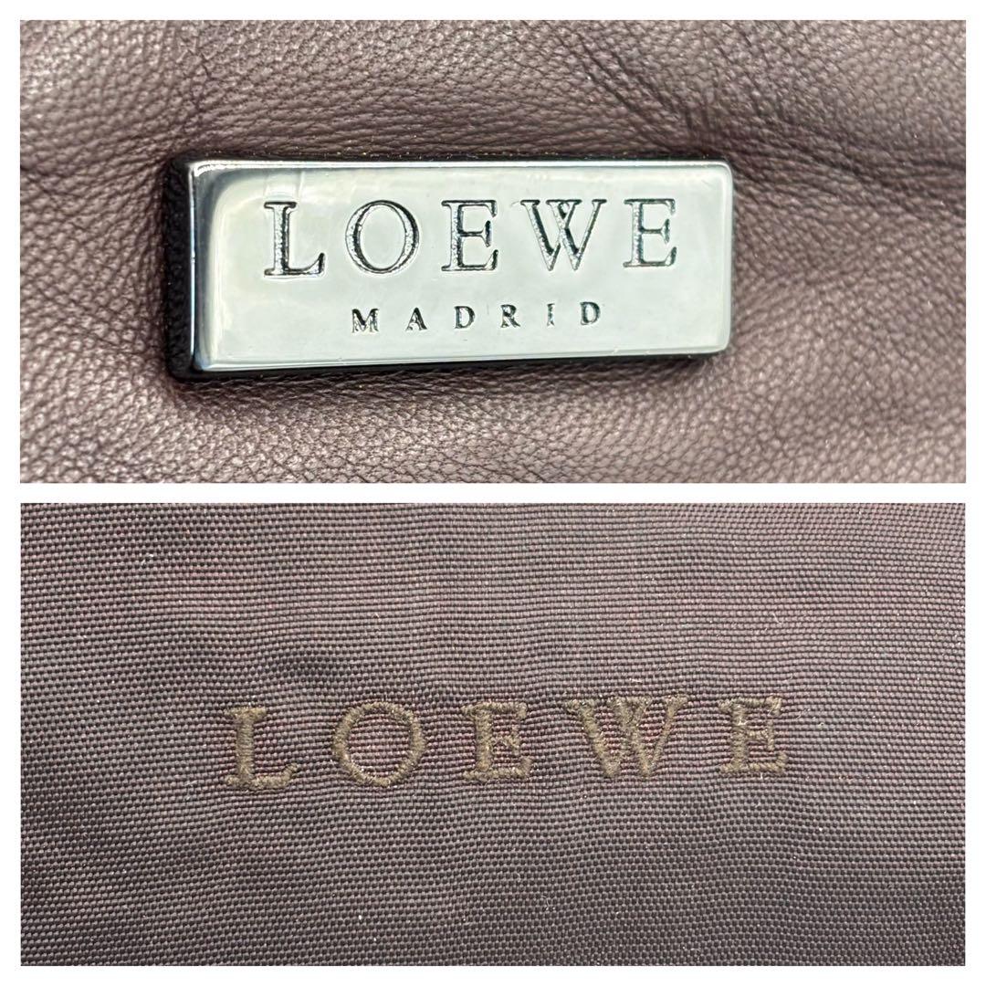 LOEWE☆ナイロンキャンバス＆ナッパレザー ヒップバッグ！ウエストバッグ！