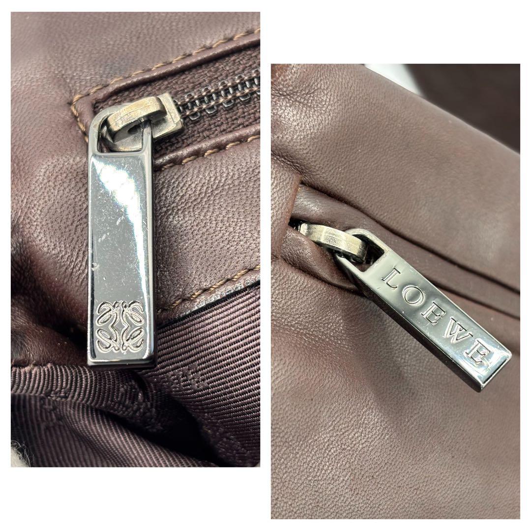 LOEWE☆ナイロンキャンバス＆ナッパレザー ヒップバッグ！ウエストバッグ！