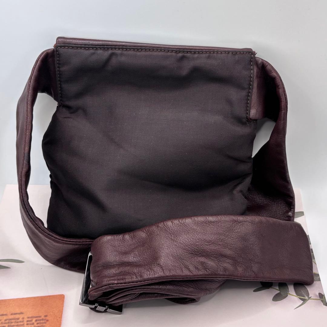 LOEWE☆ナイロンキャンバス＆ナッパレザー ヒップバッグ！ウエストバッグ！