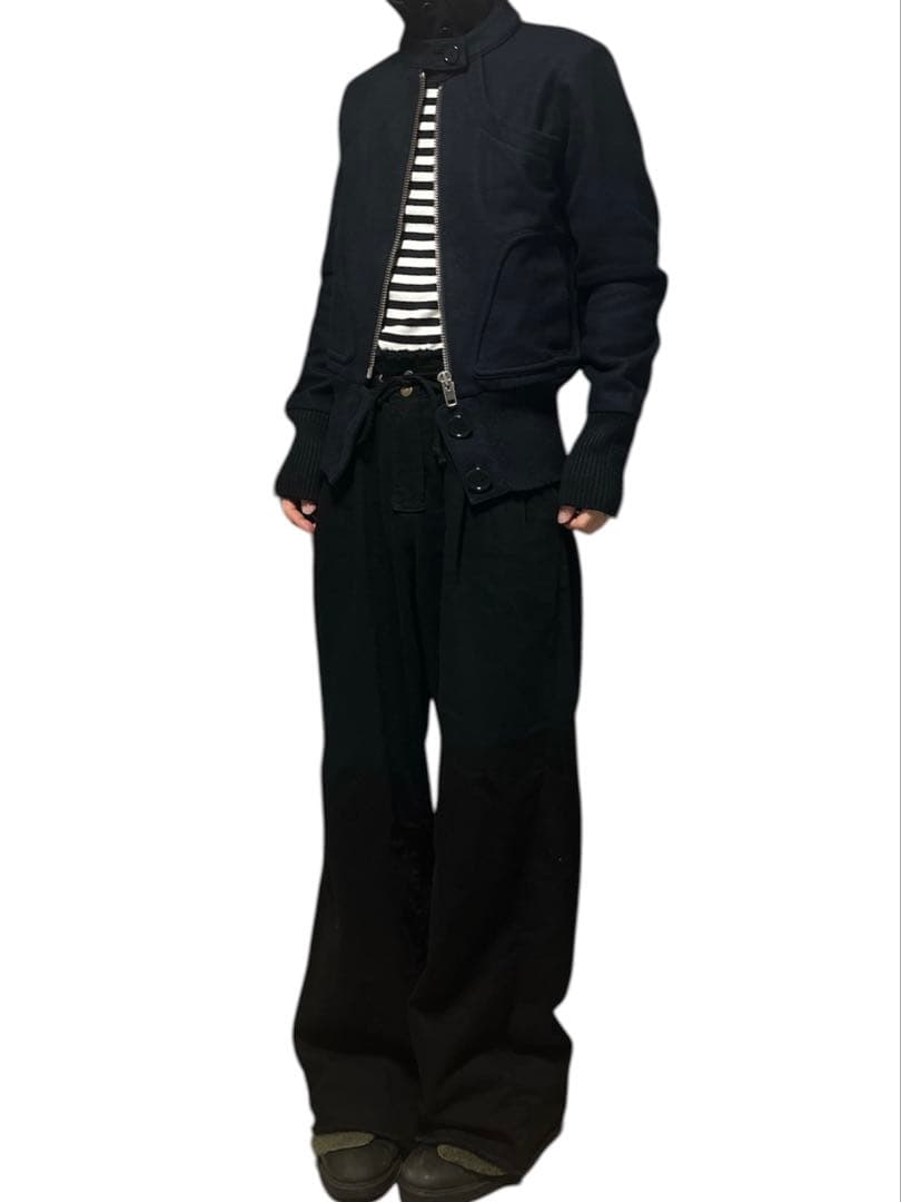 y*読様 2000s archive high neck wool jacket