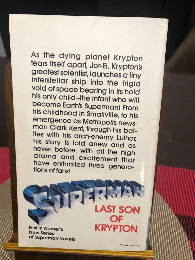希少1978 Superman: Last Son of Krypton