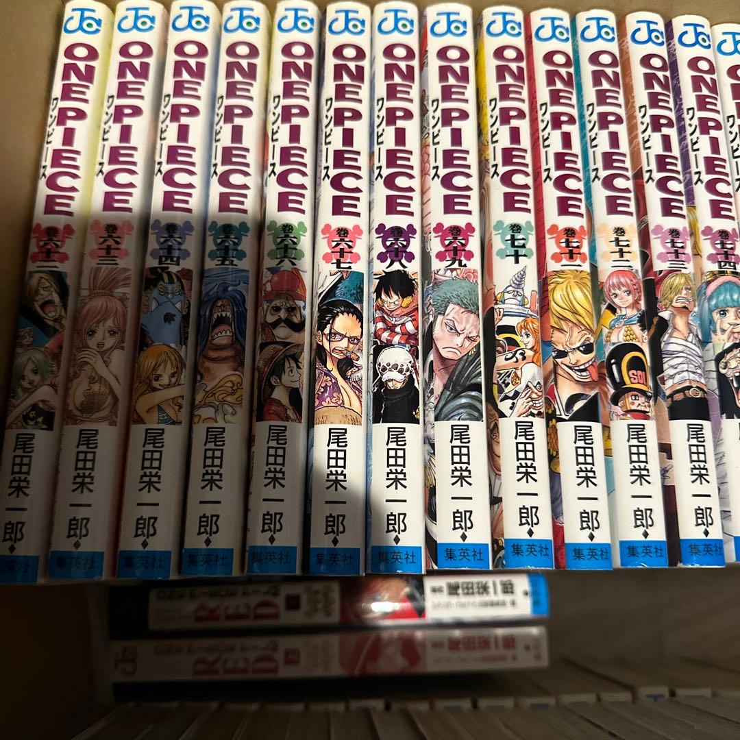 ONE PIECE 全巻セット 〜113、RED上下おまけ