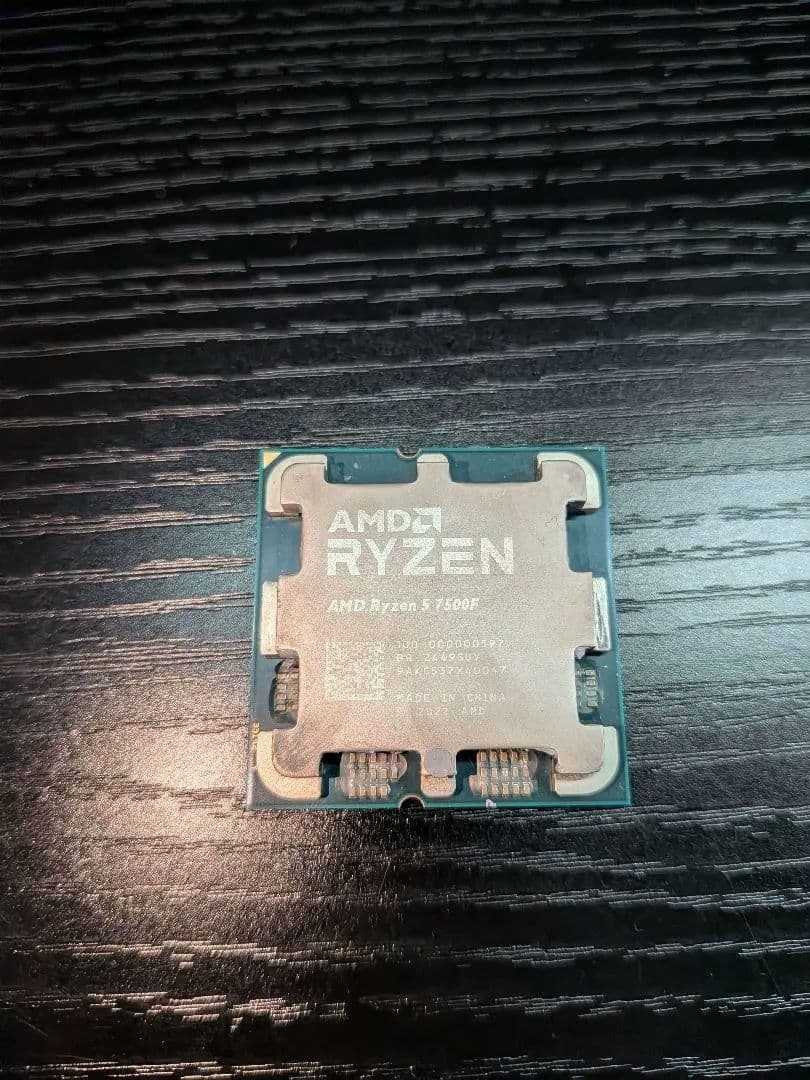 a*1様 AMD Ryzen 5 7500f CPU 3ヶ月ほど使用