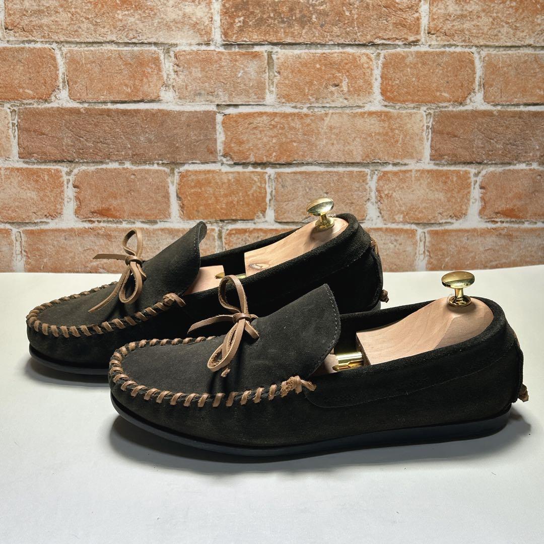 【美品】REGAL リーガル　モカシン(L)555R デッキシューズ　本革