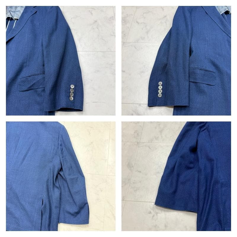希少 5XL TESSITURA DI NOVARA テーラードジャケット 絹綿