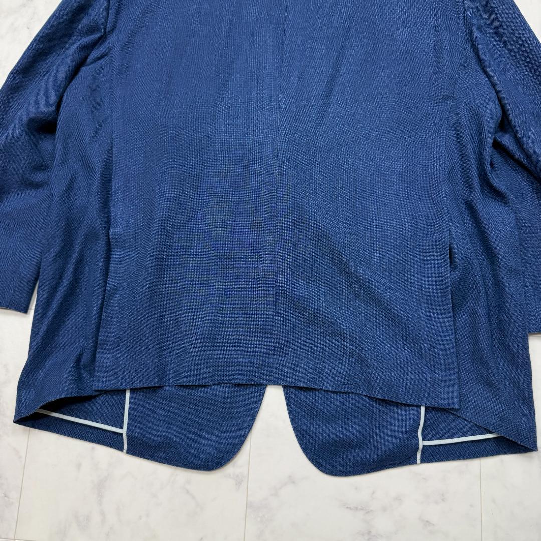 希少 5XL TESSITURA DI NOVARA テーラードジャケット 絹綿