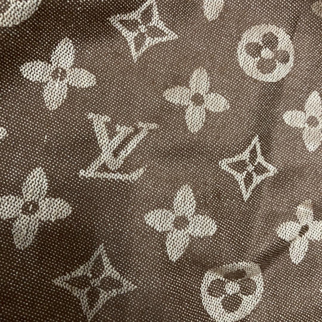 美品⭐Louis Vuitton ブラウン モノグラム ストール ショール