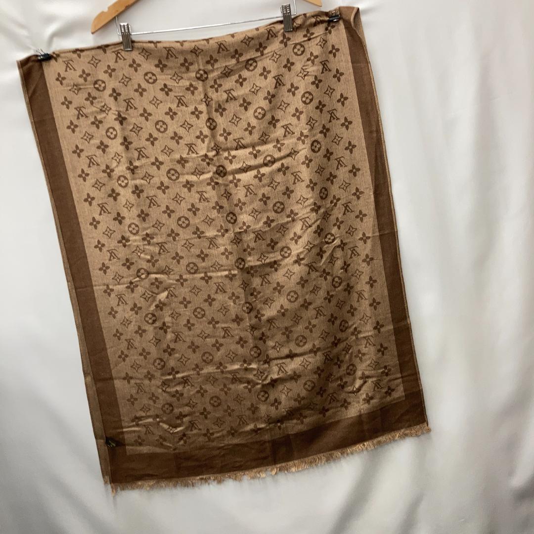 美品⭐Louis Vuitton ブラウン モノグラム ストール ショール