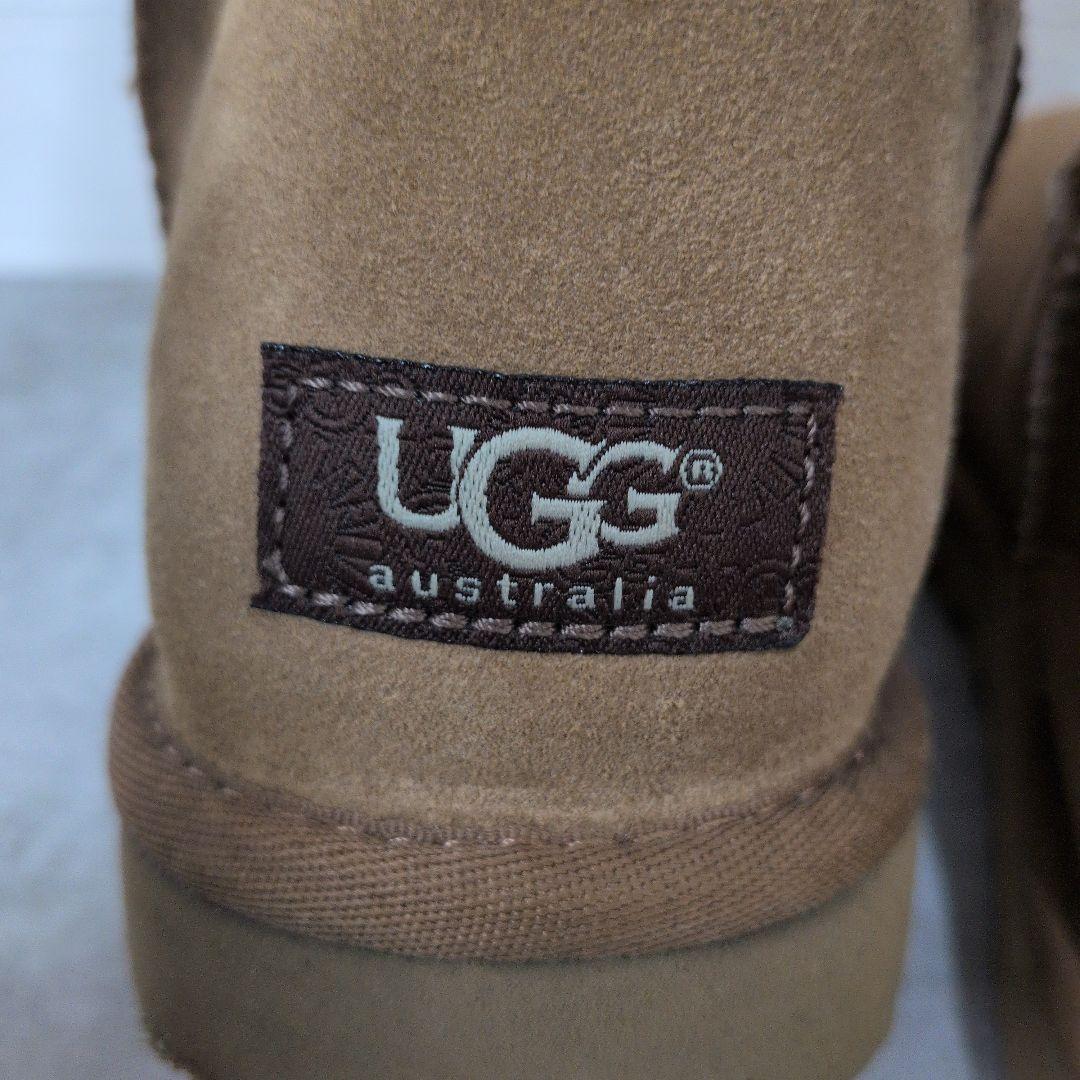 280○①UGG Australia ブラウン ムートンブーツ ロング 25