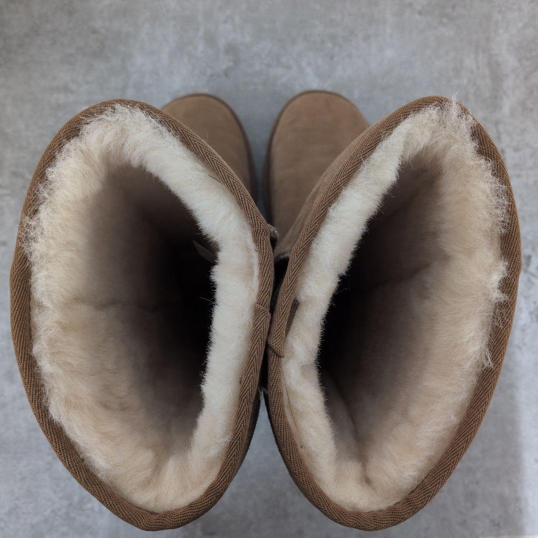 280○①UGG Australia ブラウン ムートンブーツ ロング 25