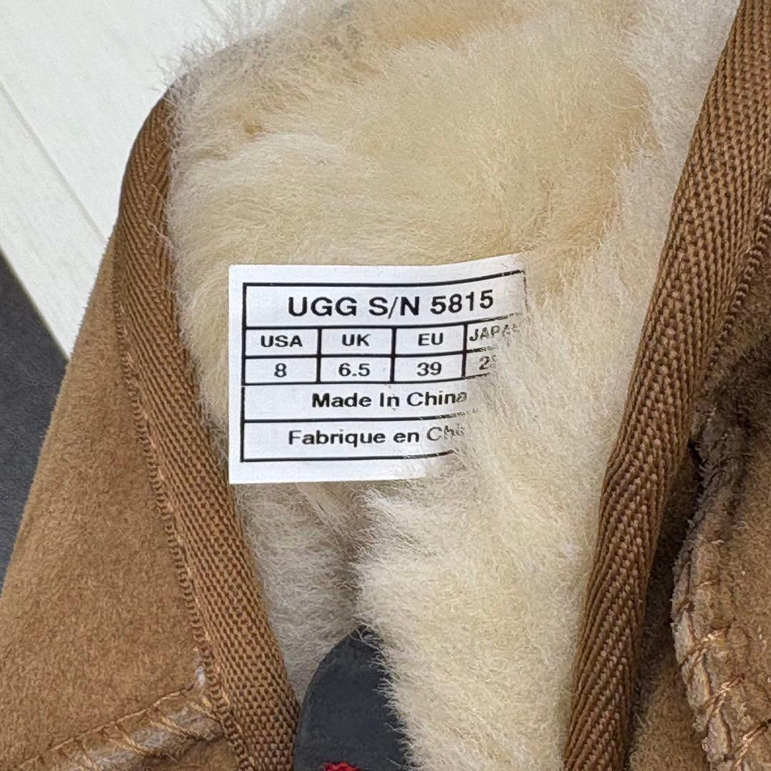 280○①UGG Australia ブラウン ムートンブーツ ロング 25