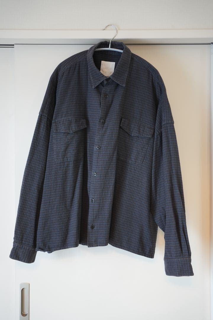 【美品】 whowhat 5X CHECK SHIRT SHORT