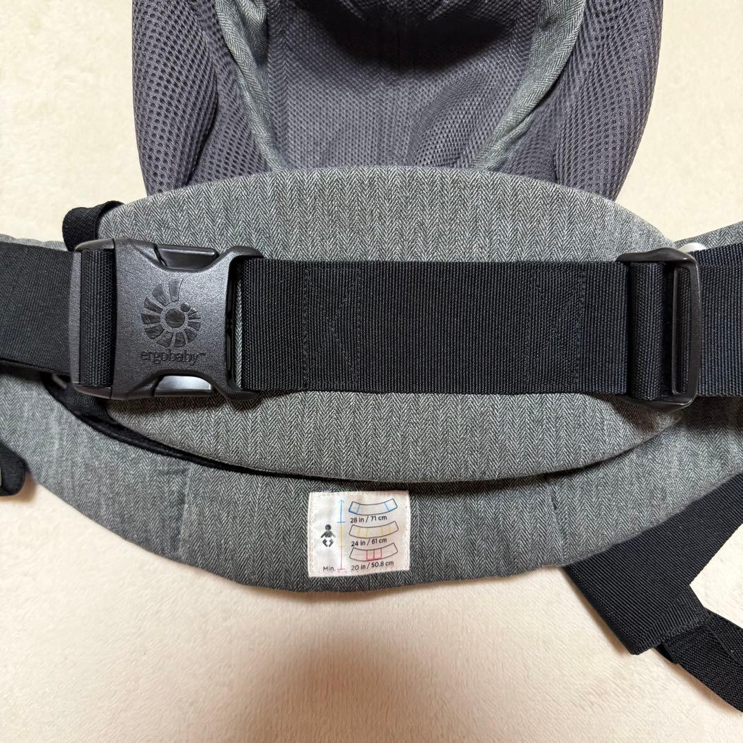 Ergobaby OMNI 360 Cool Air グレー　メッシュ　新生児~