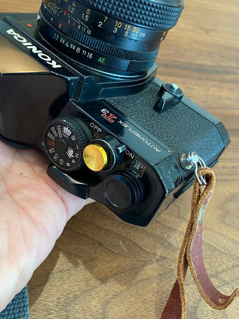 KONICA AUTOREFLEX T3 コニカ　クラシックフィルム一眼レフ　黒