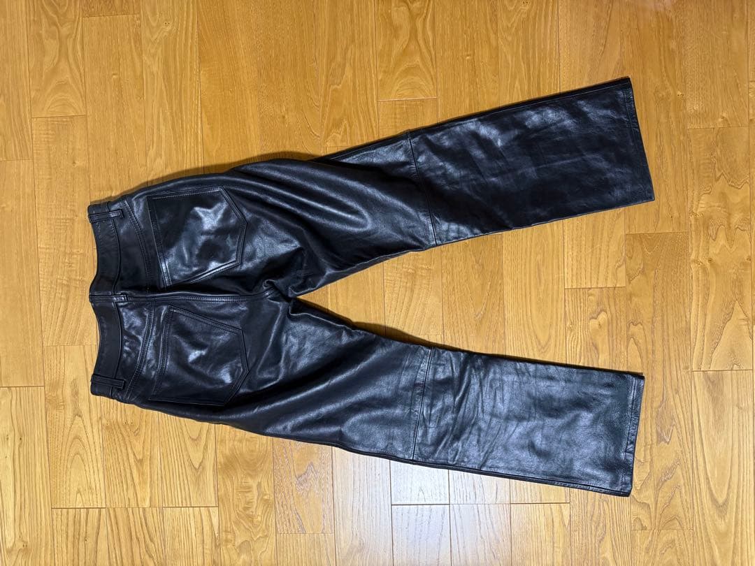 山田蓮さん着用　OLD GAP レザーパンツ W27L30