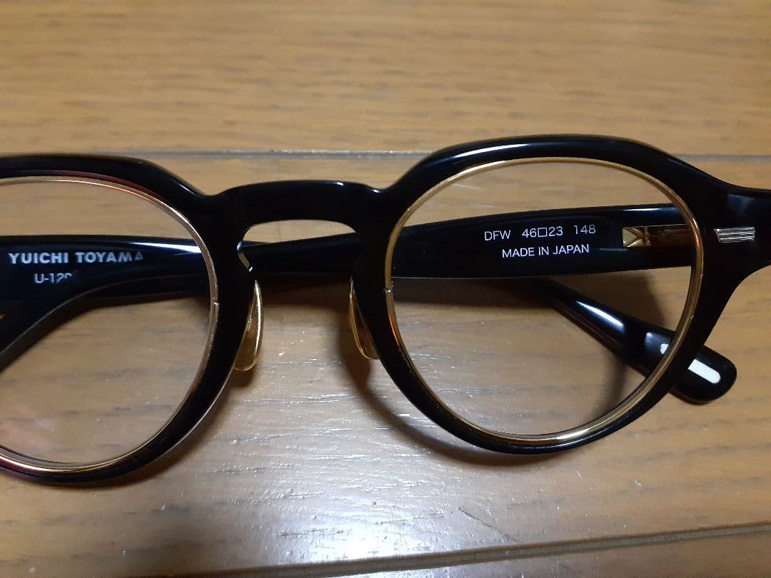 ユウイチトヤマ YUICHI TOYAMA U-129 COL.01 メガネ