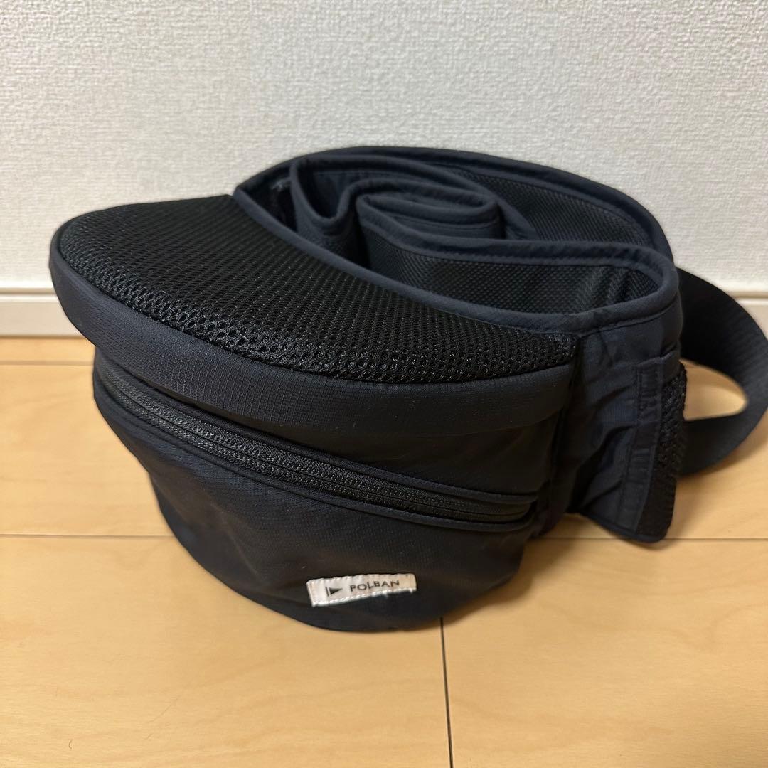 POLBANポルバンベーシック ヒップシート　ブラック　シングルショルダー
