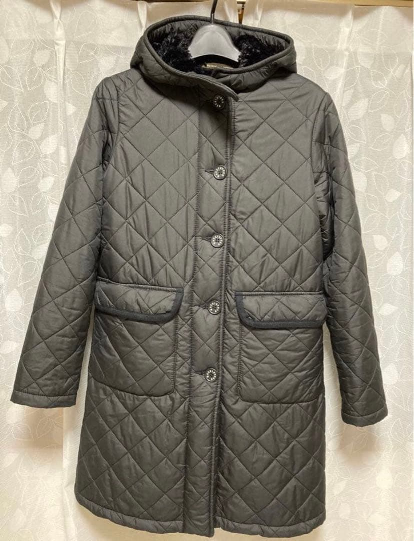 MACKINTOSH キルティングボアコート　ブラック　36