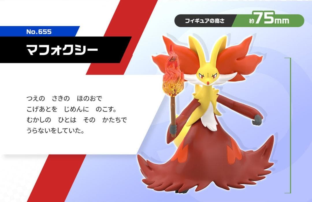 フォッコ&テールナー マフォクシー カロス地方 ポケモンスケールワールド