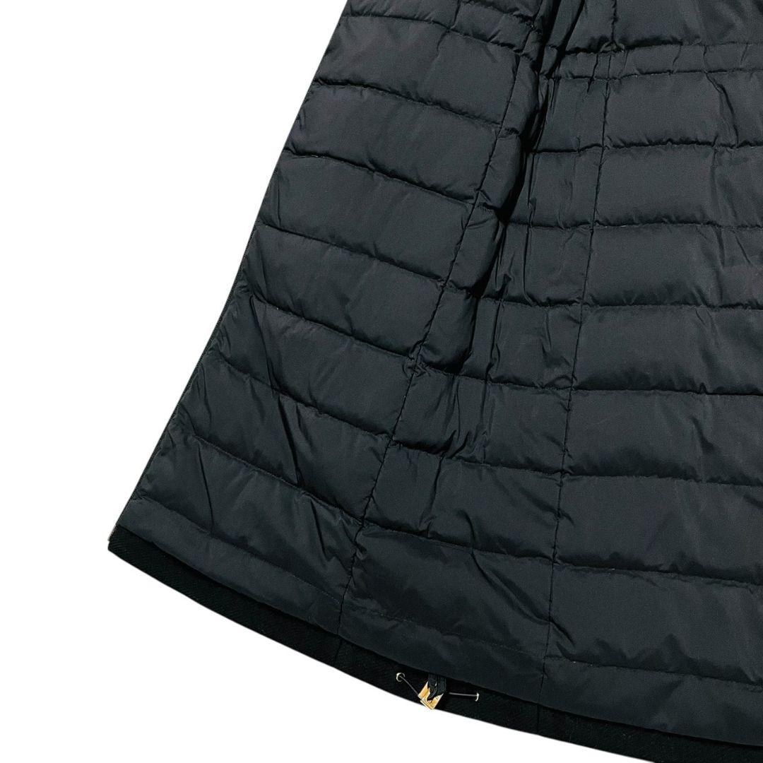 定価20万　HERNO ヘルノ エストネーション　異素材　ロングダウンコート
