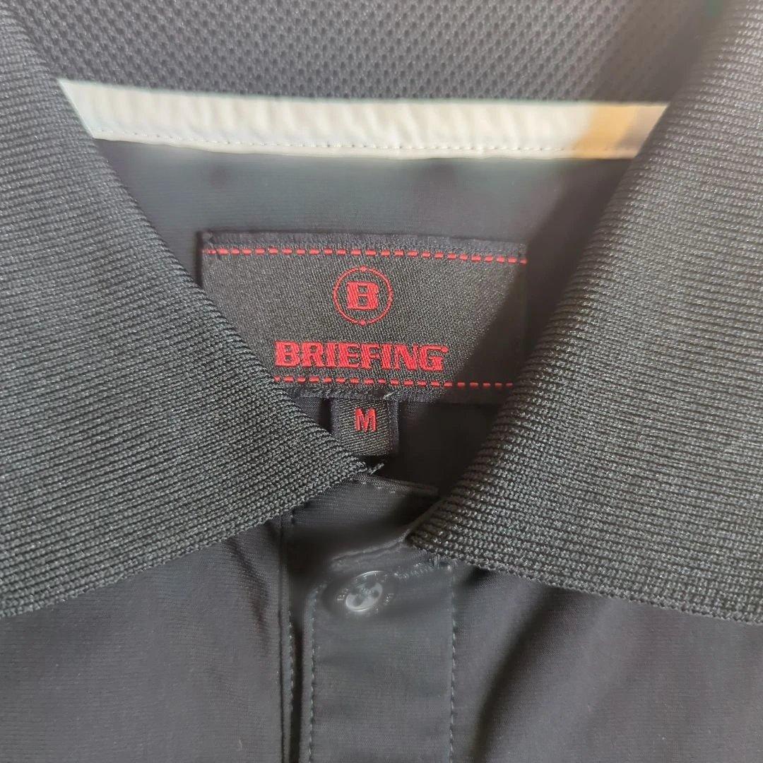 【最終価格】BRIEFING ポロシャツ Mサイズ ネイビー/ホワイト