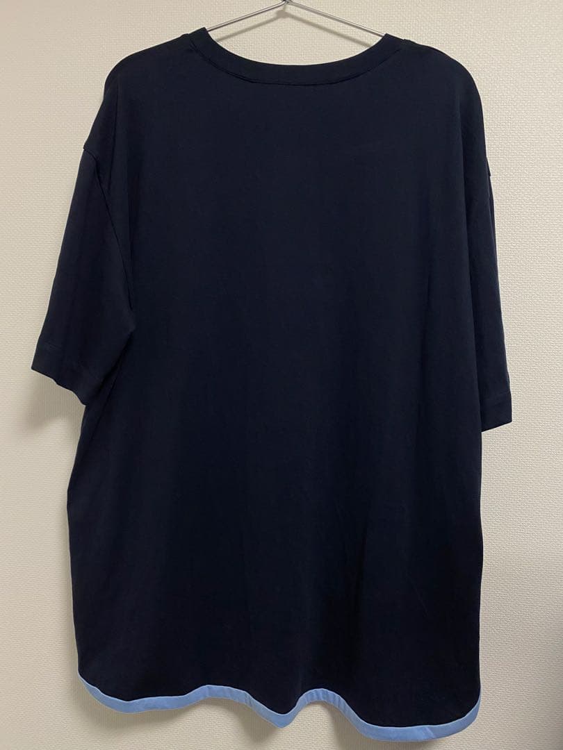 新品タグ付きmatohu ネイビー Tシャツ　M