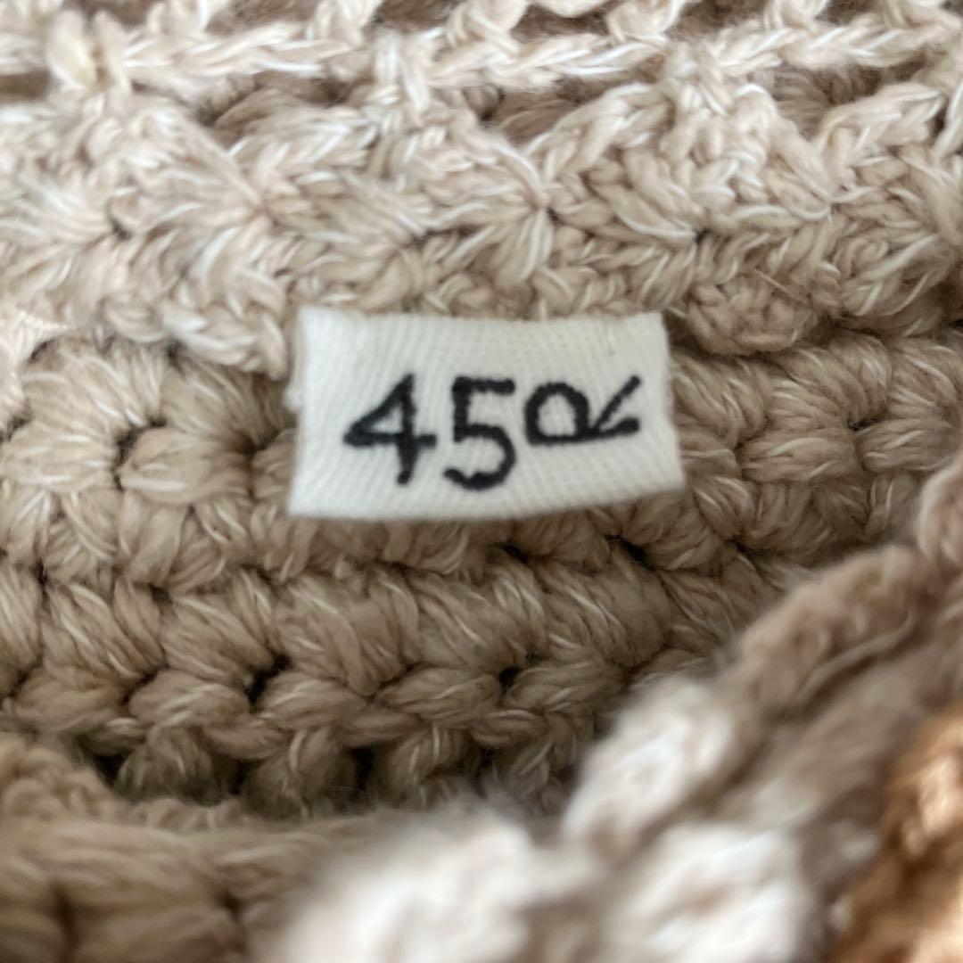 未使用品　45R クロッシェフラワーのボレロ　SIZE 02