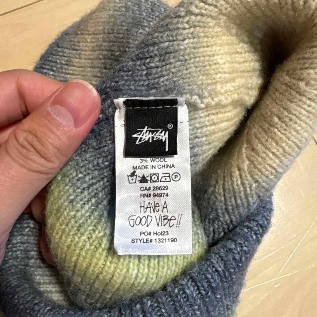 Stussy ウールニット帽 グラデーション